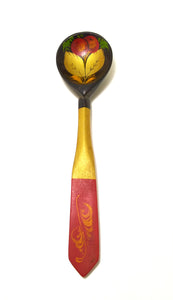 Large Vintage Russian Khokhloma Spoon