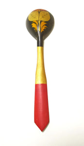 Large Vintage Russian Khokhloma Spoon