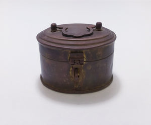 Small Vintage Brass Trinket Box