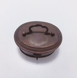 Small Vintage Brass Trinket Box