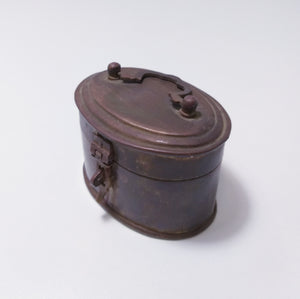 Small Vintage Brass Trinket Box