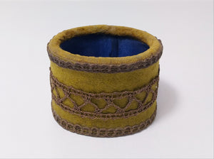 Small Vintage Clad Trinket Holder