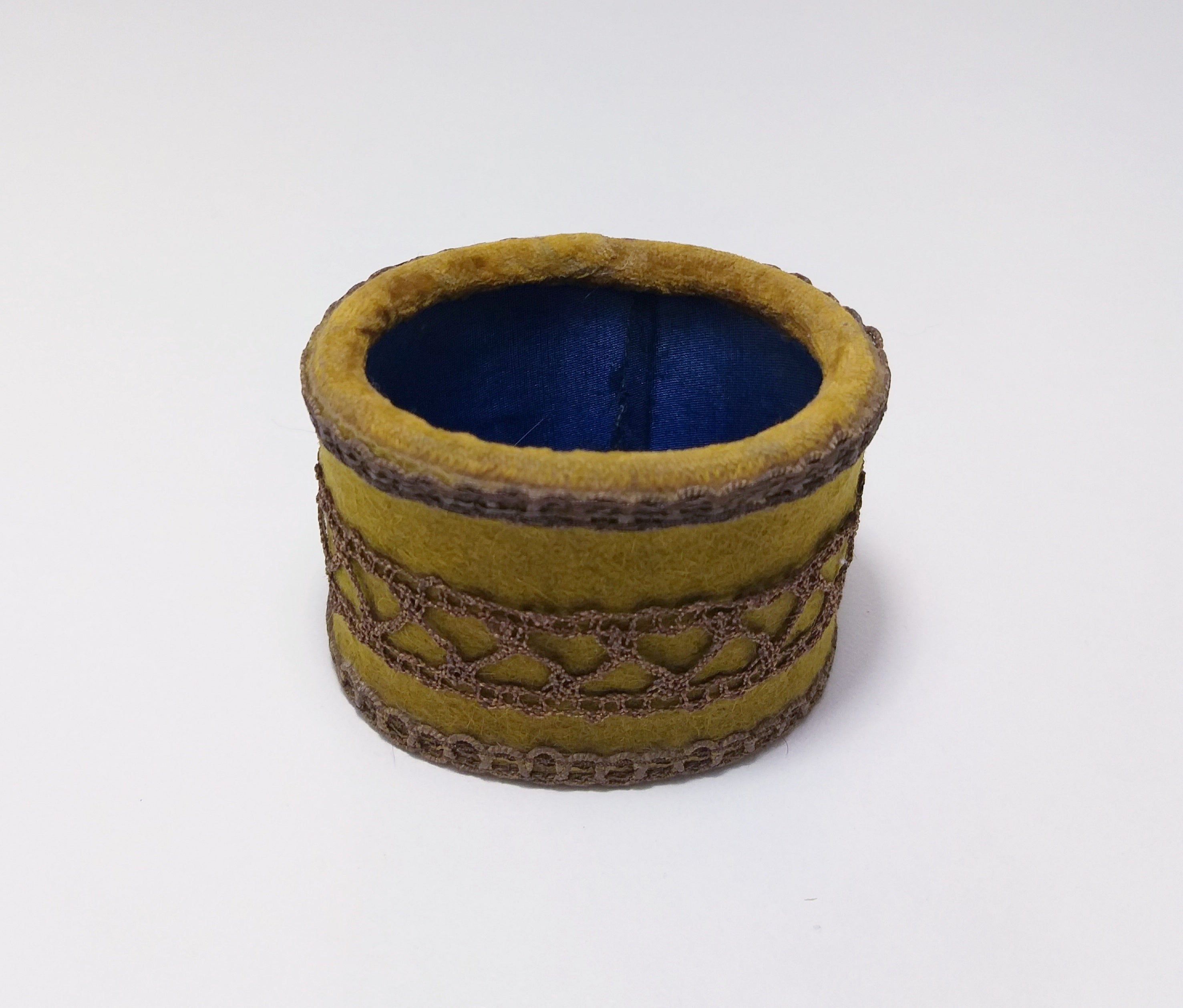 Small Vintage Clad Trinket Holder