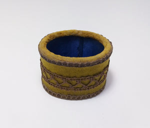 Small Vintage Clad Trinket Holder