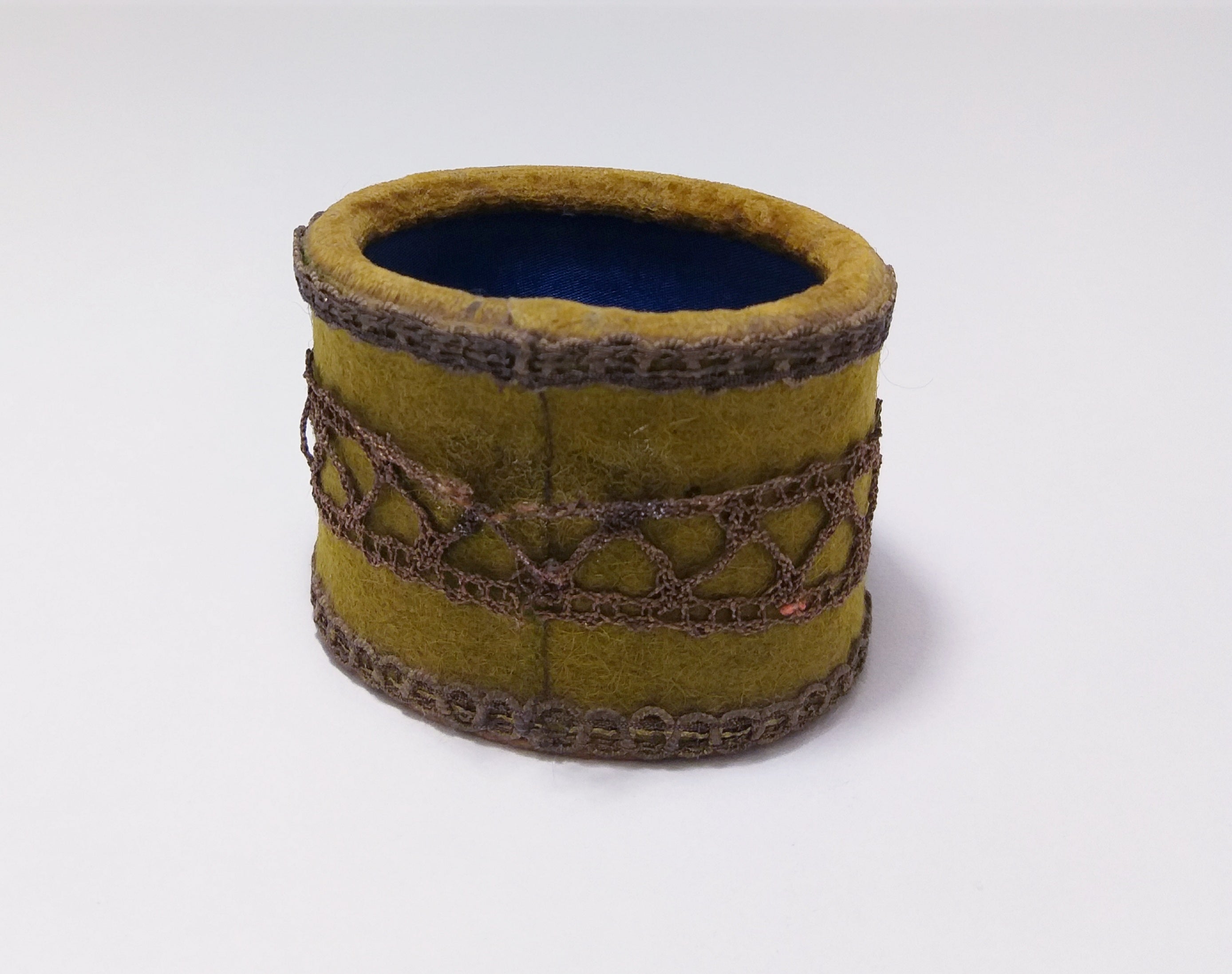 Small Vintage Clad Trinket Holder
