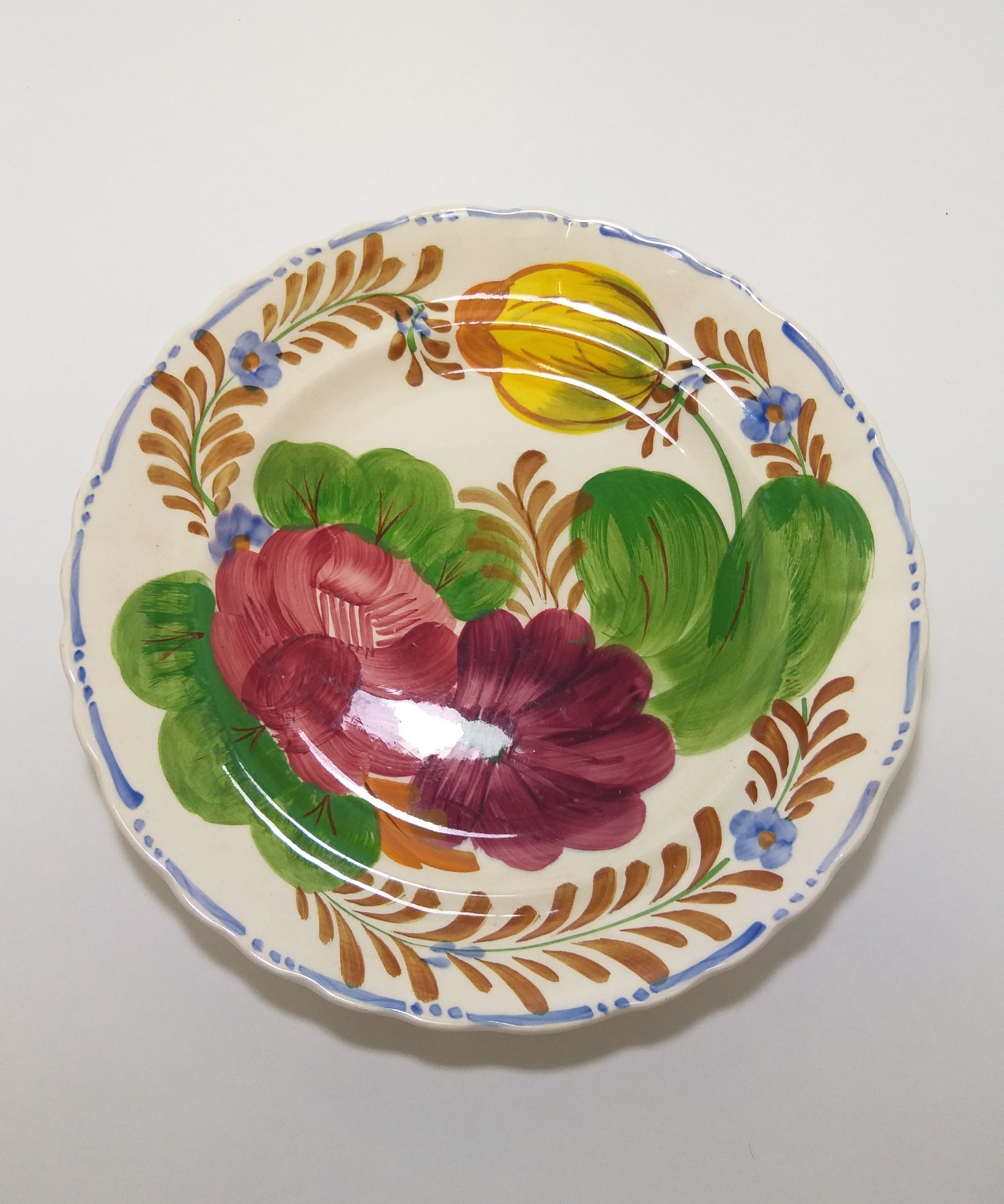1950’s Vintage Solian Ware Belle Fiore Dinner Plate – Simpsons Potters Ltd.