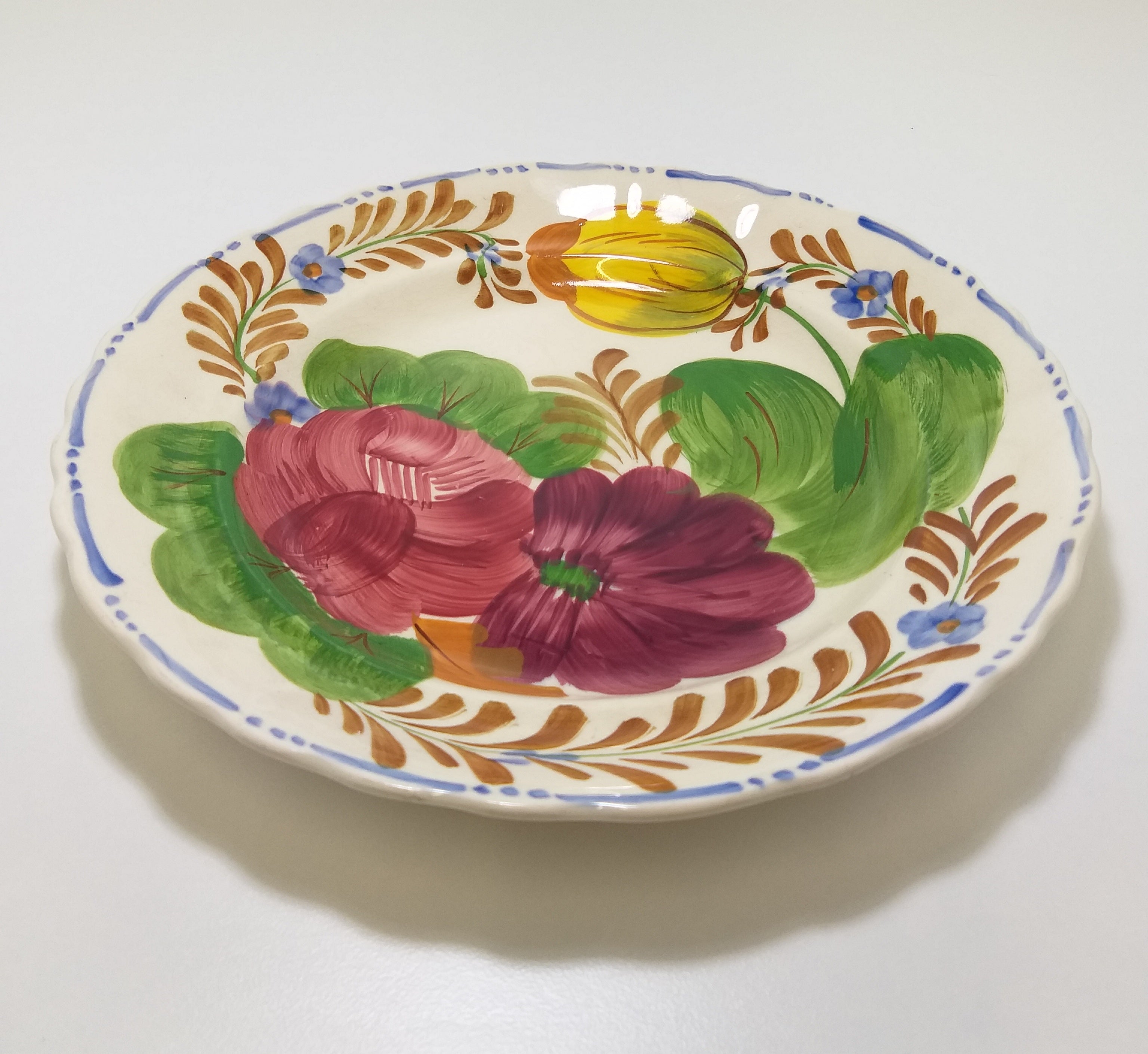 1950’s Vintage Solian Ware Belle Fiore Dinner Plate – Simpsons Potters Ltd.