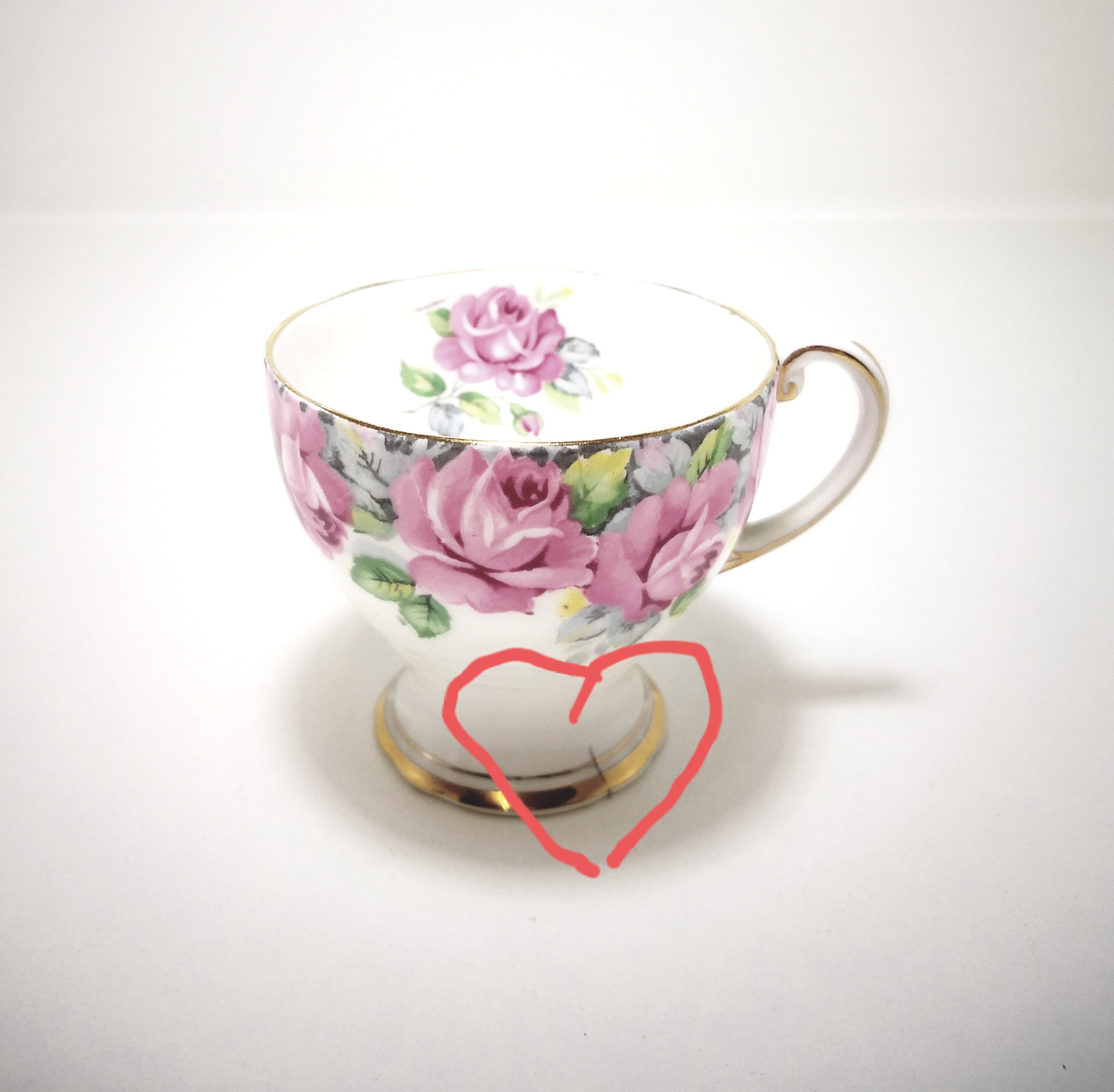 Vintage Royal Standard Demitasse Tea Cup – Rose Of Sharon Pattern