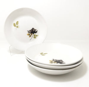 Vintage Set Of 4 Identical Constantia Autumn Patterned Dessert Bowls