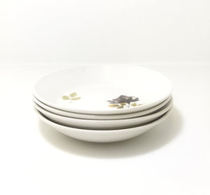 Vintage Set Of 4 Identical Constantia Autumn Patterned Dessert Bowls