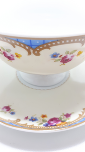 Contemporary 2000-2018 Dotcomgiftshop (Rex London) Porcelain Regency Rose Tea Duo